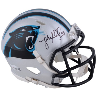 Autographed Carolina Panthers Luke Kuechly Fanatics Authentic Riddell Speed Mini Helmet
