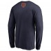 Футболка с длинным рукавом Chicago Bears Navy Monsters
