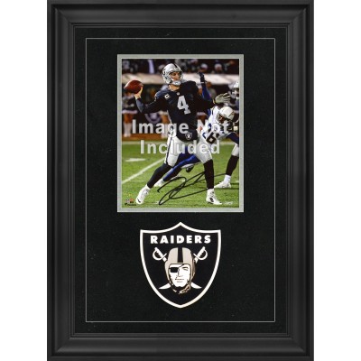 Las Vegas Raiders Fanatics Authentic Deluxe 8 x 10 Vertical Photograph Frame with Team Logo