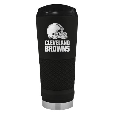 Cleveland Browns Black 24oz Stealth Matte Tumbler
