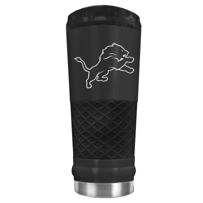 Detroit Lions Black 24oz Stealth Matte Tumbler