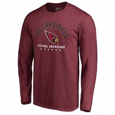 Arizona Cardinals Cardinal Futbol Americano Long Sleeve T-Shirt