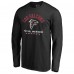 Футболка с длинным рукавом Atlanta Falcons Black Futbol Americano