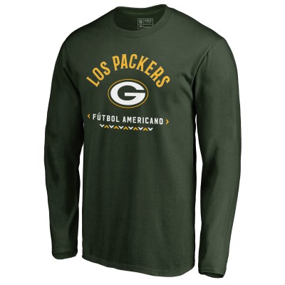 Футболка с длинным рукавом Green Bay Packers Futbol Americano - Green