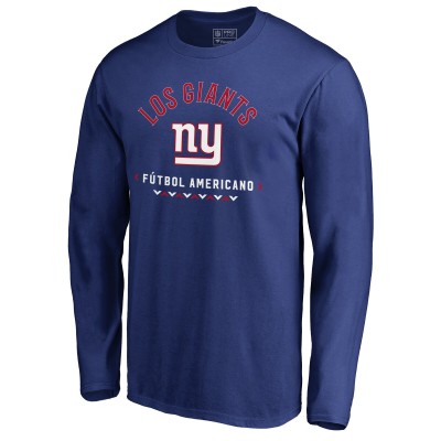 Футболка с длинным рукавом New York Giants Futbol Americano - Royal