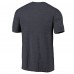 Футболка Chicago Bears Heathered Navy Primary Logo Left Chest Distressed Tri-Blend