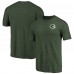 Футболка Green Bay Packers Primary Logo Left Chest Distressed Tri-Blend - Heathered Green