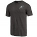 Футболка Philadelphia Eagles Primary Logo Left Chest Distressed Tri-Blend - Heathered Black