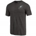 Футболка Philadelphia Eagles Primary Logo Left Chest Distressed Tri-Blend - Heathered Black