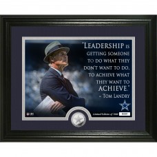 Dallas Cowboys Tom Landry Highland Mint Quote Photomint