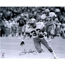 Autographed Dallas Cowboys Tony Dorsett Fanatics Authentic 16 x 20 Black & White Running Photograph