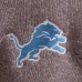 Кофта с короткой молнией Detroit Lions Antigua Fortune - Charcoal