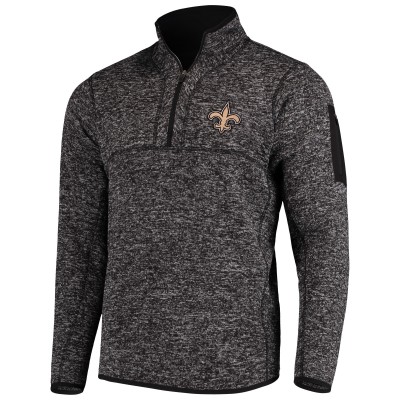 Кофта теплая New Orleans Saints Antigua Fortune - Heather Black