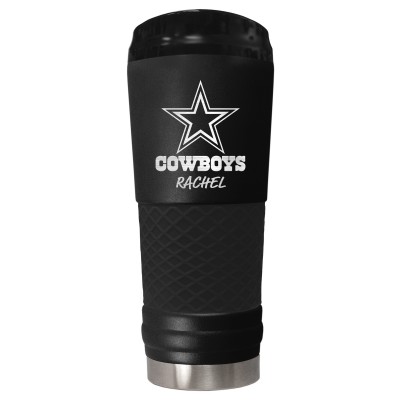 Dallas Cowboys Black 24oz. Personalized Stealth Draft Beverage Cup