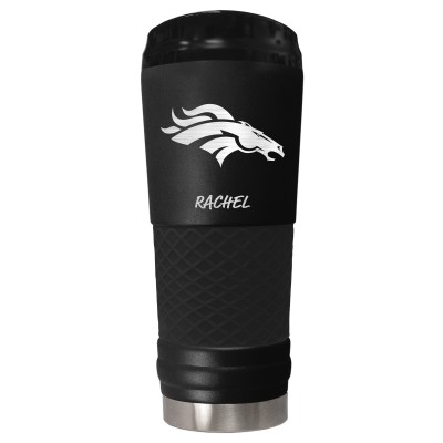 Denver Broncos Black 24oz. Personalized Stealth Draft Beverage Cup