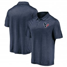 Houston Texans Majestic Navy Iconic Striated Polo