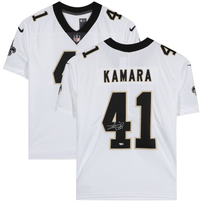 Игровая джерси Autographed New Orleans Saints Alvin Kamara Fanatics Authentic Nike White Limited