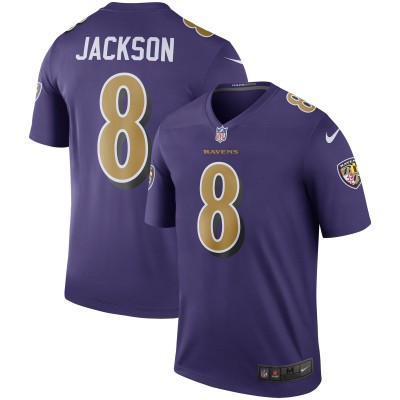 Baltimore Ravens Lamar Jackson Nike Purple Legend Player Performance Top