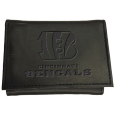 Кошелёк Cincinnati Bengals Black Hybrid Tri-Fold Кошелёк Cincinnati Bengals Black Hybrid Tri-Fold