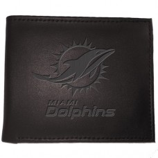 Miami Dolphins Hybrid Bi-Fold Wallet - Black