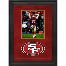 Autographed San Francisco 49ers Joe Montana Fanatics Authentic Deluxe Framed 8 x 10 Hands Up Photograph