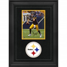 Autographed Pittsburgh Steelers Ben Roethlisberger Fanatics Authentic Deluxe Framed 8 x 10 Vertical Photograph