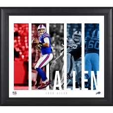 Buffalo Bills Josh Allen Fanatics Authentic Framed 15 x 17 Player Panel Collage