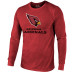 Футболка с длинным рукавом Arizona Cardinals Majestic Threads Lockup Tri-Blend - Cardinal