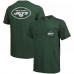 Футболка New York Jets Majestic - Heathered Green