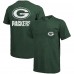 Футболка Green Bay Packers Majestic Threads Tri-Blend Pocket - Heathered Green