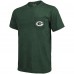 Футболка Green Bay Packers Majestic Threads Tri-Blend Pocket - Heathered Green