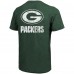 Футболка Green Bay Packers Majestic Threads Tri-Blend Pocket - Heathered Green