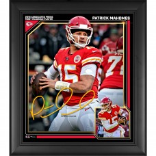Patrick Mahomes Kansas City Chiefs Authentic 2018 NFL MVP Framed 15 x 17 Collage - Facsimile Signature
