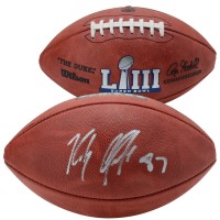 Autographed New England Patriots Rob Gronkowski Fanatics Authentic Super Bowl LIII Pro Football