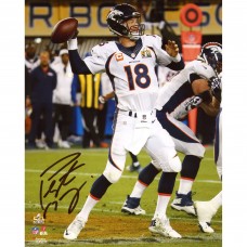 Autographed Denver Broncos Peyton Manning Fanatics Authentic 8 x 10 Super Bowl 50 Champions Action Vertical Photograph