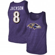 Майка Майка Lamar Jackson Baltimore Ravens Tri-Blend - Purple