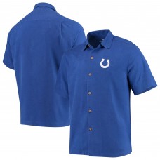Indianapolis Colts Tommy Bahama Al Fresco Tropics Jacquard Woven Button-Down Shirt - Royal