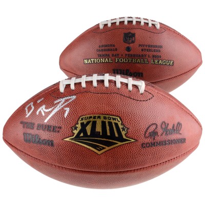 Autographed Pittsburgh Steelers Ben Roethlisberger Fanatics Authentic Super Bowl XLIII Football - Signed on Logo Panel