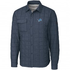 Куртка Detroit Lions Cutter & Buck Rainier Shirt - Charcoal