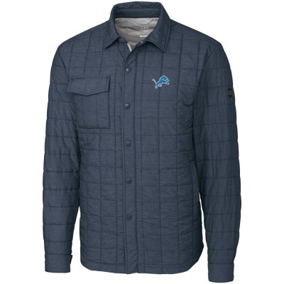 Куртка Detroit Lions Cutter & Buck Rainier Shirt - Charcoal