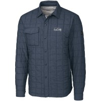Seattle Seahawks Cutter & Buck Charcoal Rainier Shirt Jacket