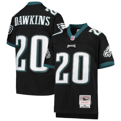 Подростковая Philadelphia Eagles Brian Dawkins Mitchell & Ness Black 2004 Legacy Retired Player Jersey