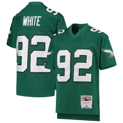 Подростковая Philadelphia Eagles Reggie White Mitchell & Ness Green 1990 Legacy Retired Player Jersey
