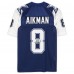 Игровая джерси Autographed Dallas Cowboys Troy Aikman Fanatics Authentic Blue Alternate Mitchell & Ness Authentic with HOF 06 Inscription