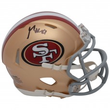 Autographed San Francisco 49ers George Kittle Fanatics Authentic Riddell Speed Mini Helmet