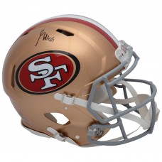 Autographed San Francisco 49ers George Kittle Fanatics Authentic Riddell Speed Authentic Helmet
