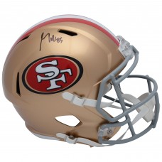 Autographed San Francisco 49ers George Kittle Fanatics Authentic Riddell Speed Replica Helmet