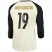 Футболка с рукавом 3/4 JuJu Smith-Schuster Pittsburgh Steelers Vintage - Cream/Black