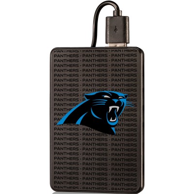 Carolina Panthers Text Backed 2000 mAh Credit Card Powerbank