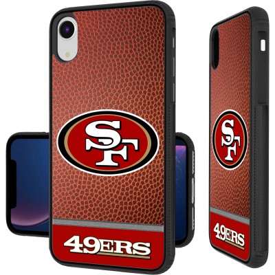 Чехол на iPhone San Francisco 49ers iPhone Bump with Football Design - оригинальные аксессуары NFL Сан-Франциско 49